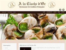 Tablet Screenshot of alaclochedor.com